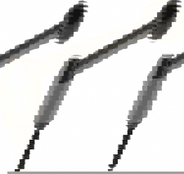 Threaded Stud Adjustable Clamping Handle: 1/2-13 Thread, 0.91